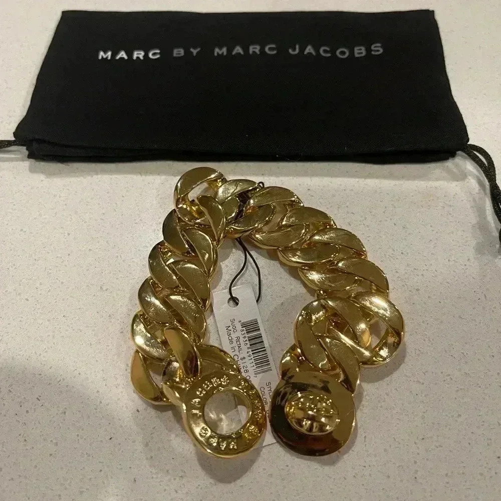 Marc Jacobs Gold Chain Bracelet